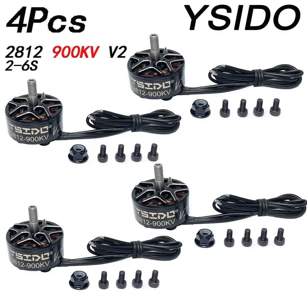 2812 V2 FPV Motor 900KV/1115KV 3-6S Brushless for RC Multirotor Airplane 7" 8" 9" FPV Long Range Drones Motor DIY Parts
2812 V2 FPV Motor 900KV/1115KV 3-6S Brushless for RC Multirotor Airplane 7" 8" 9" FPV Long Range Drones Motor DIY Parts