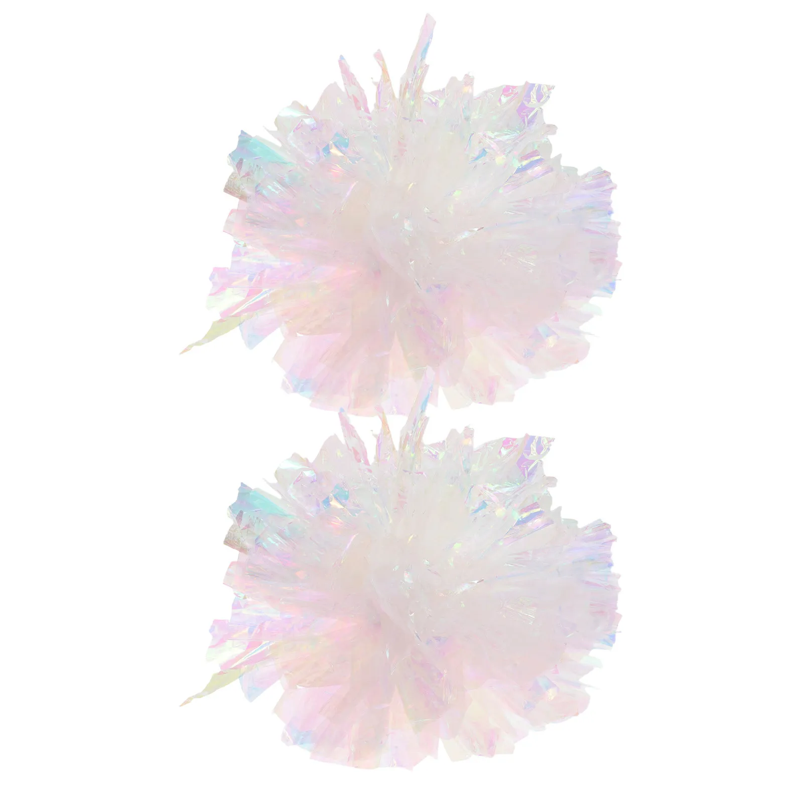 2Pcs Cheerleading Sport Shiny Pompoms Secure Ring Handle Easily Held for Dance Performance Game Spirit
2Pcs Cheerleading Sport Shiny Pompoms Secure Ring Handle Easily Held for Dance Performance Game Spirit
