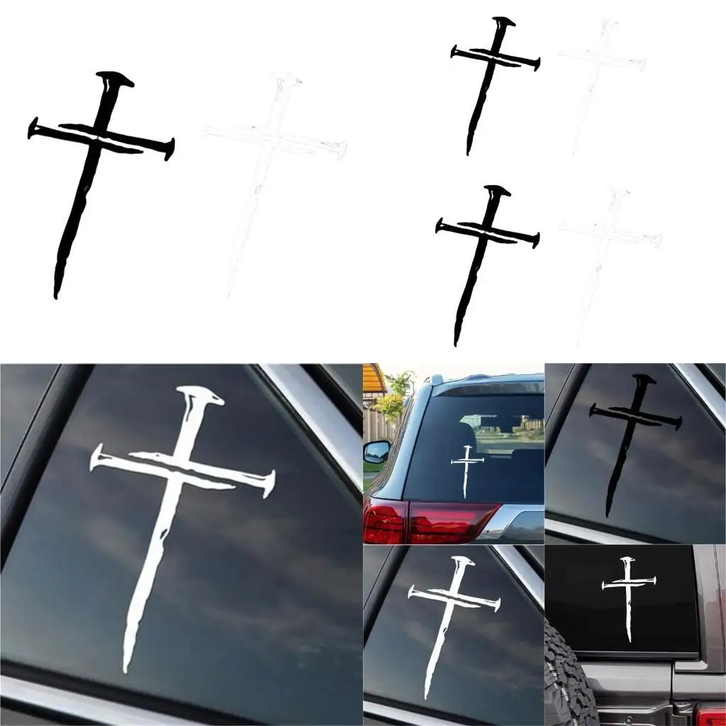 02DE Christian Crossing Of Nails Decal Sticker Decal Sticker Vehicle Decal for Car & Laptops Faith Symbol
02DE Christian Crossing Of Nails Decal Sticker Decal Sticker Vehicle Decal for Car & Laptops Faith Symbol