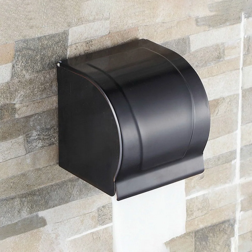 Bathroom Accessories Black Oil Rubbed Brass Wall Mounted Toilet Paper Roll Box Holder aba302
Bathroom Accessories Black Oil Rubbed Brass Wall Mounted Toilet Paper Roll Box Holder aba302