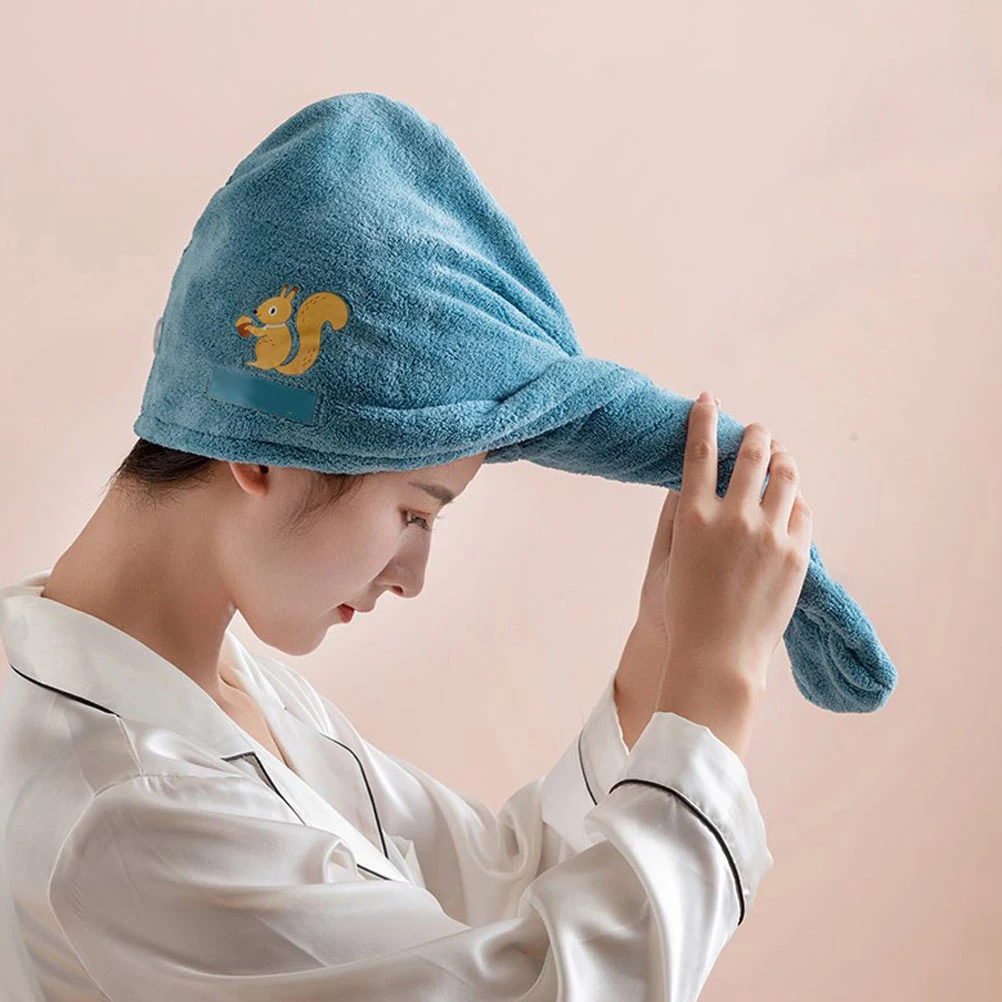 1Pcs Thickened Coral Fleece Hair Dry Cap Fast Drying Shower Headcloth Water Absorption Towel Cap Quick Hair Drying Hat Blue
1Pcs Thickened Coral Fleece Hair Dry Cap Fast Drying Shower Headcloth Water Absorption Towel Cap Quick Hair Drying Hat Blue
