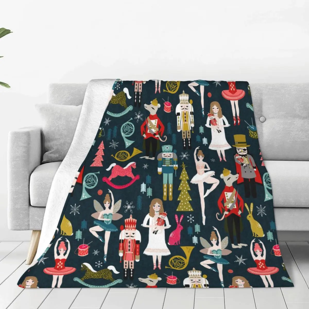 Nutcracker Christmas Tree Star Cartoon Collage Blanket Sofa Cover Fleece All Season Throw Blankets for Bedding Bedroom Quilt
Nutcracker Christmas Tree Star Cartoon Collage Blanket Sofa Cover Fleece All Season Throw Blankets for Bedding Bedroom Quilt