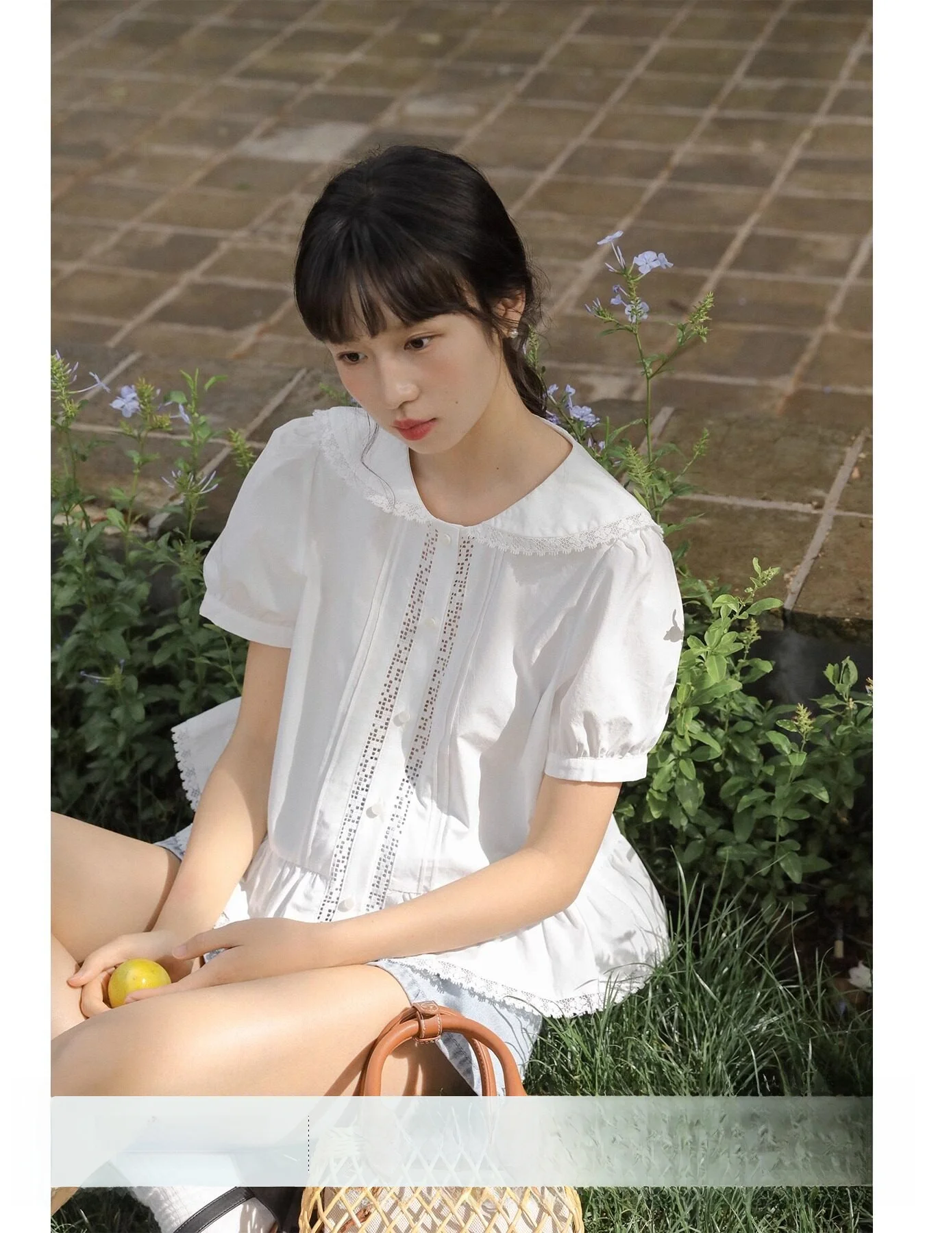 Eternal Summer Short Sleeve Lace Collar Shirt Women's Sweet Style Pure Cotton Breathable Skin-Friendly Summer Top
Eternal Summer Short Sleeve Lace Collar Shirt Women's Sweet Style Pure Cotton Breathable Skin-Friendly Summer Top