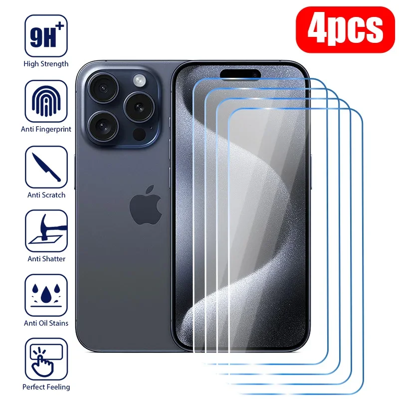 4Pcs Tempered Glass for IPhone 15 14 13 11 Pro Max Screen Protector for IPhone 12 13Mini 7 8 15 Plus SE X XS XR 14Pro Glass
4Pcs Tempered Glass for IPhone 15 14 13 11 Pro Max Screen Protector for IPhone 12 13Mini 7 8 15 Plus SE X XS XR 14Pro Glass