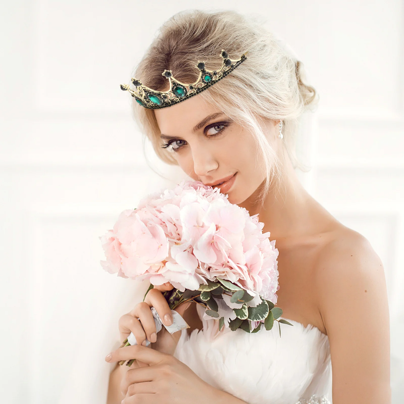 Wedding Hair Accessories Women Tiara Headbands Crown Headdress Bride Gorgeous Durable Fadeless Light Chic Design
Wedding Hair Accessories Women Tiara Headbands Crown Headdress Bride Gorgeous Durable Fadeless Light Chic Design