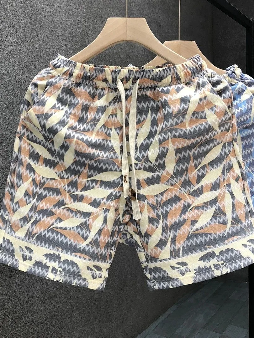Ice Silk Quick Dry Casual Shorts Men's Five-Quarter Beach Pants Summer New Fashion Urban Style Loose Fit Printed Polyester Fiber
Ice Silk Quick Dry Casual Shorts Men's Five-Quarter Beach Pants Summer New Fashion Urban Style Loose Fit Printed Polyester Fiber