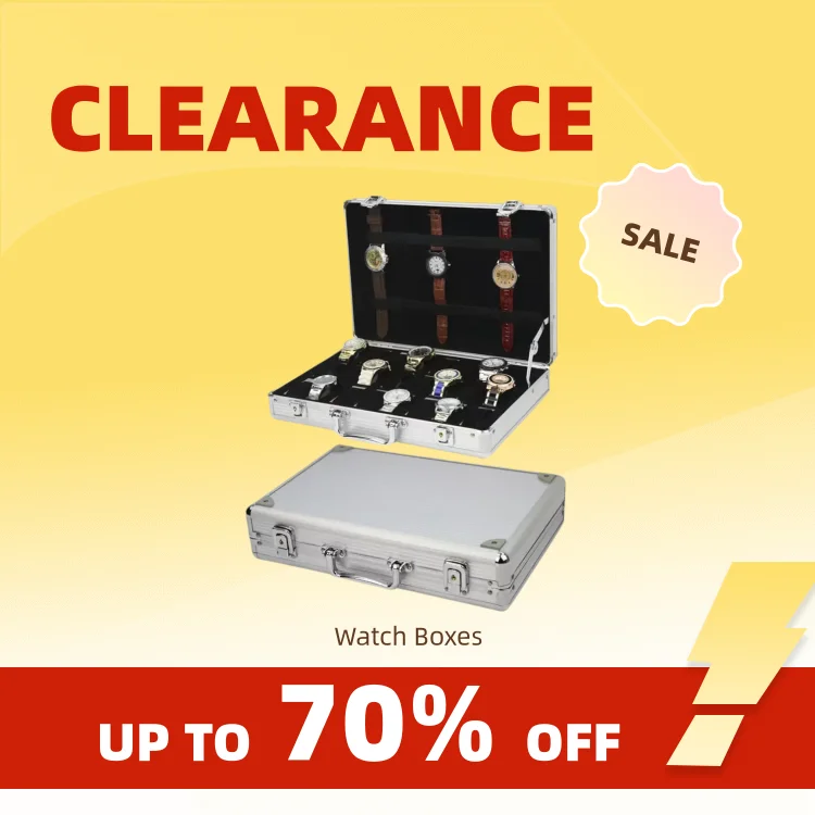 Clearance_Watch Box 6/12/24 Girds Luxury Premium Quality Aluminum Alloy Product Pattern Storage Clock Box Collection Display Gif
Clearance_Watch Box 6/12/24 Girds Luxury Premium Quality Aluminum Alloy Product Pattern Storage Clock Box Collection Display Gif