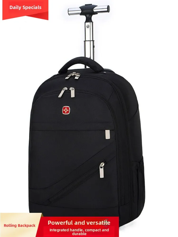 Business Travel Backpack Luggage with Wheels Oxford Cloth Double Shoulder Computer Bag for Men And Women Student Bookbag
Business Travel Backpack Luggage with Wheels Oxford Cloth Double Shoulder Computer Bag for Men And Women Student Bookbag