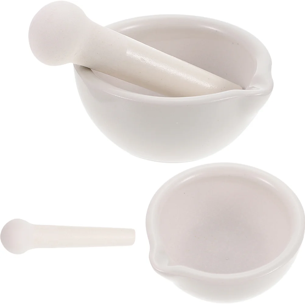 2 Sets Ceramic Mortar Spices Grinding Bowl Pestle Household and Ceramics Multifunctional Grinders
2 Sets Ceramic Mortar Spices Grinding Bowl Pestle Household and Ceramics Multifunctional Grinders