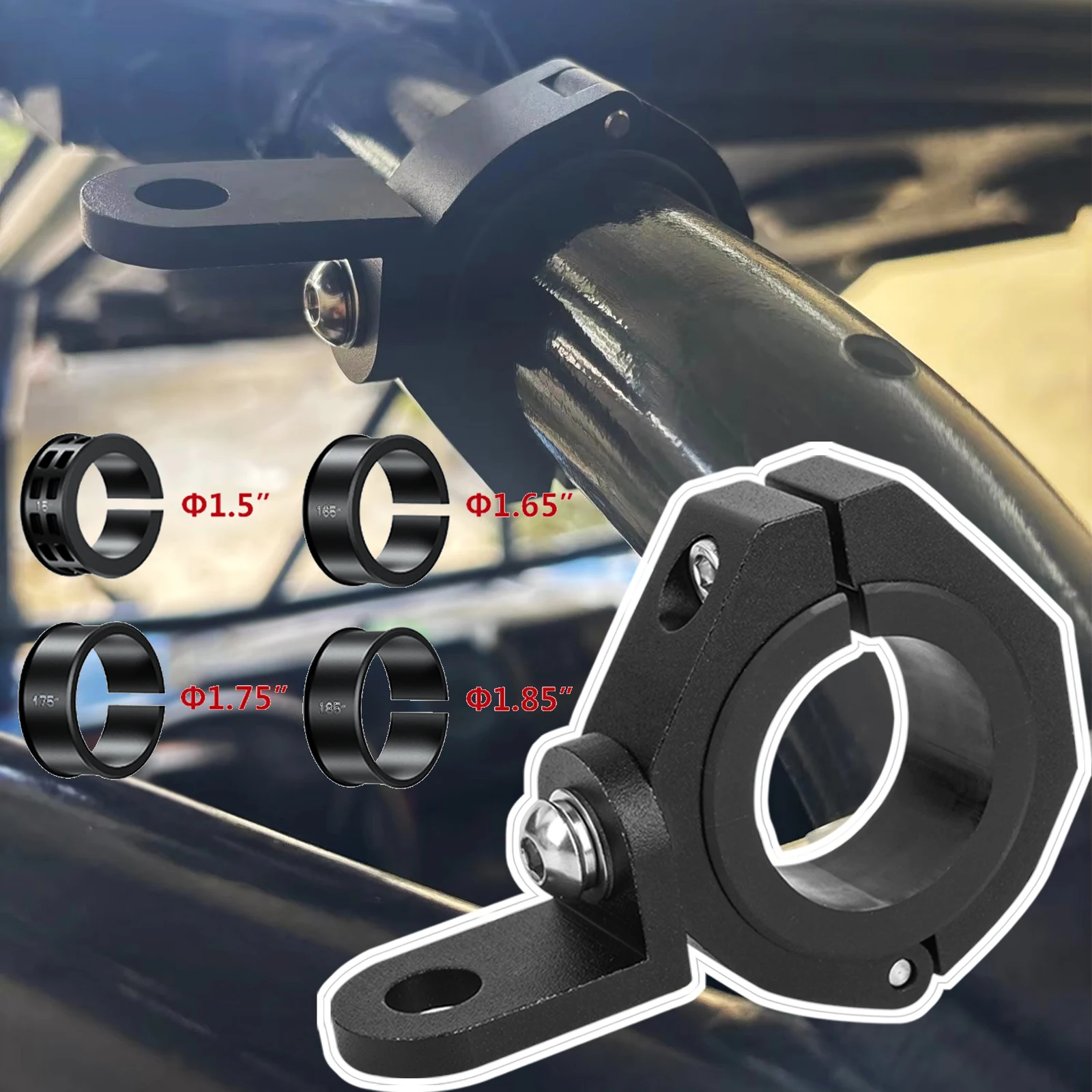 UTV ATV Whip Light Flag Mount Support Stent for 1.5"/1.65"/1.75"/1.85"/2" Roll Bar Motorcycle Headlight Fog Light Bracket
UTV ATV Whip Light Flag Mount Support Stent for 1.5"/1.65"/1.75"/1.85"/2" Roll Bar Motorcycle Headlight Fog Light Bracket