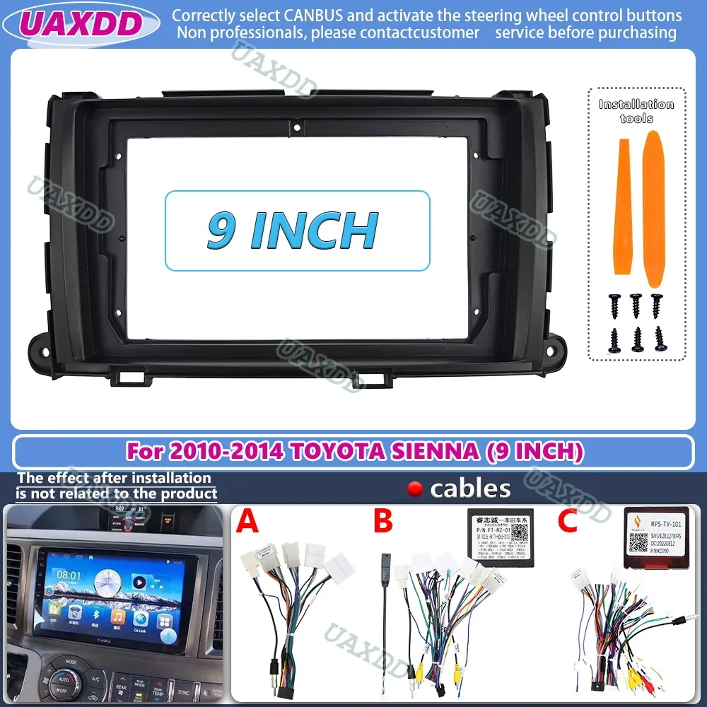 Для 2010-2014 TOYOTA SIENNA 9 дюймов для автомобиля DVD фаска видео приборная панель аудио мультимедийная рамка панель плеер жгут проводов canbus
Для 2010-2014 TOYOTA SIENNA 9 дюймов для автомобиля DVD фаска видео приборная панель аудио мультимедийная рамка панель плеер жгут проводов canbus