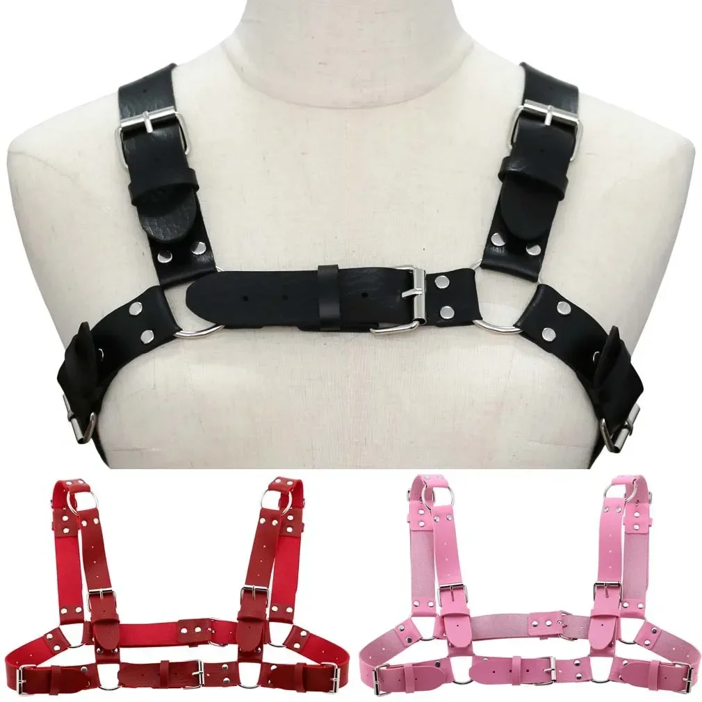 Punk Gothic Chest Shoulder Strap Body Binding Belt Men and Women Leather Adjustable Belt Sling Safety Punk Gothic Belt
Punk Gothic Chest Shoulder Strap Body Binding Belt Men and Women Leather Adjustable Belt Sling Safety Punk Gothic Belt