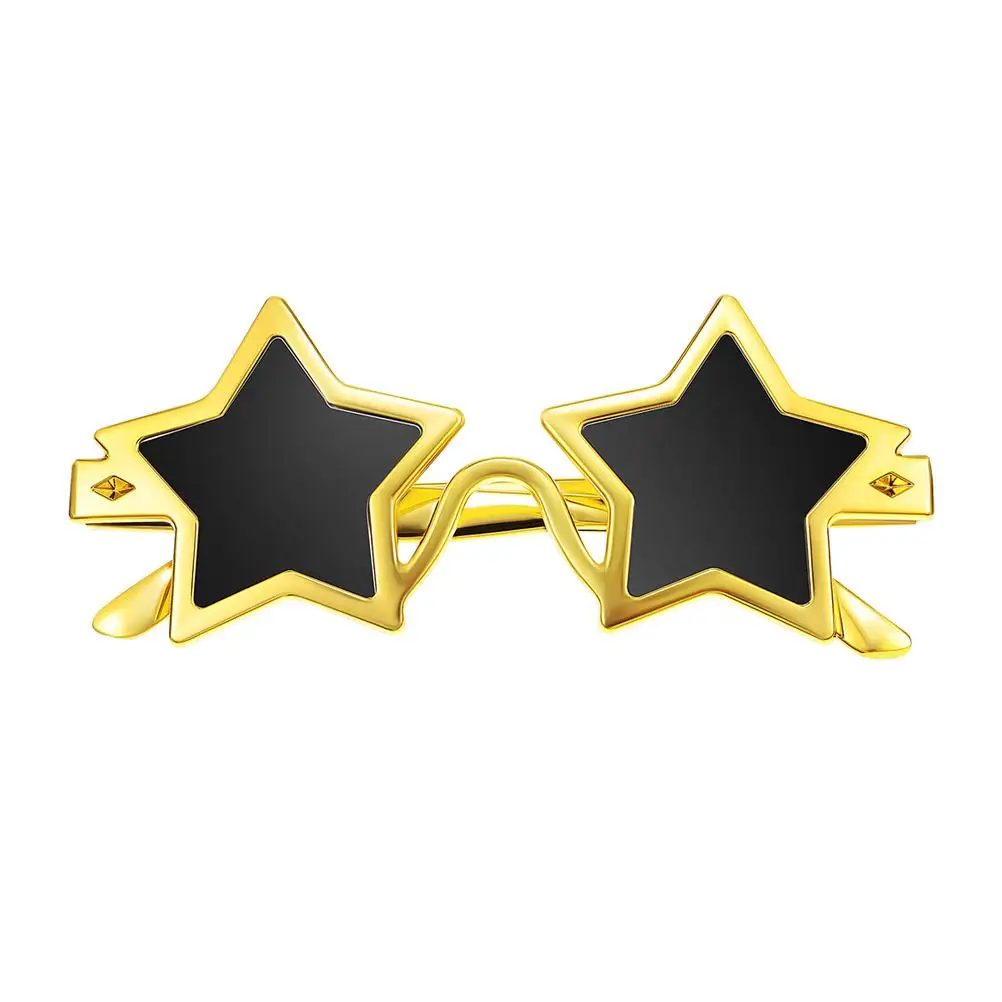 Pentagram Glasses Gold Sunglasses Party Disco Bulk Halloween Festival Costume Accessories Pvc Birthday Queen for Women
Pentagram Glasses Gold Sunglasses Party Disco Bulk Halloween Festival Costume Accessories Pvc Birthday Queen for Women