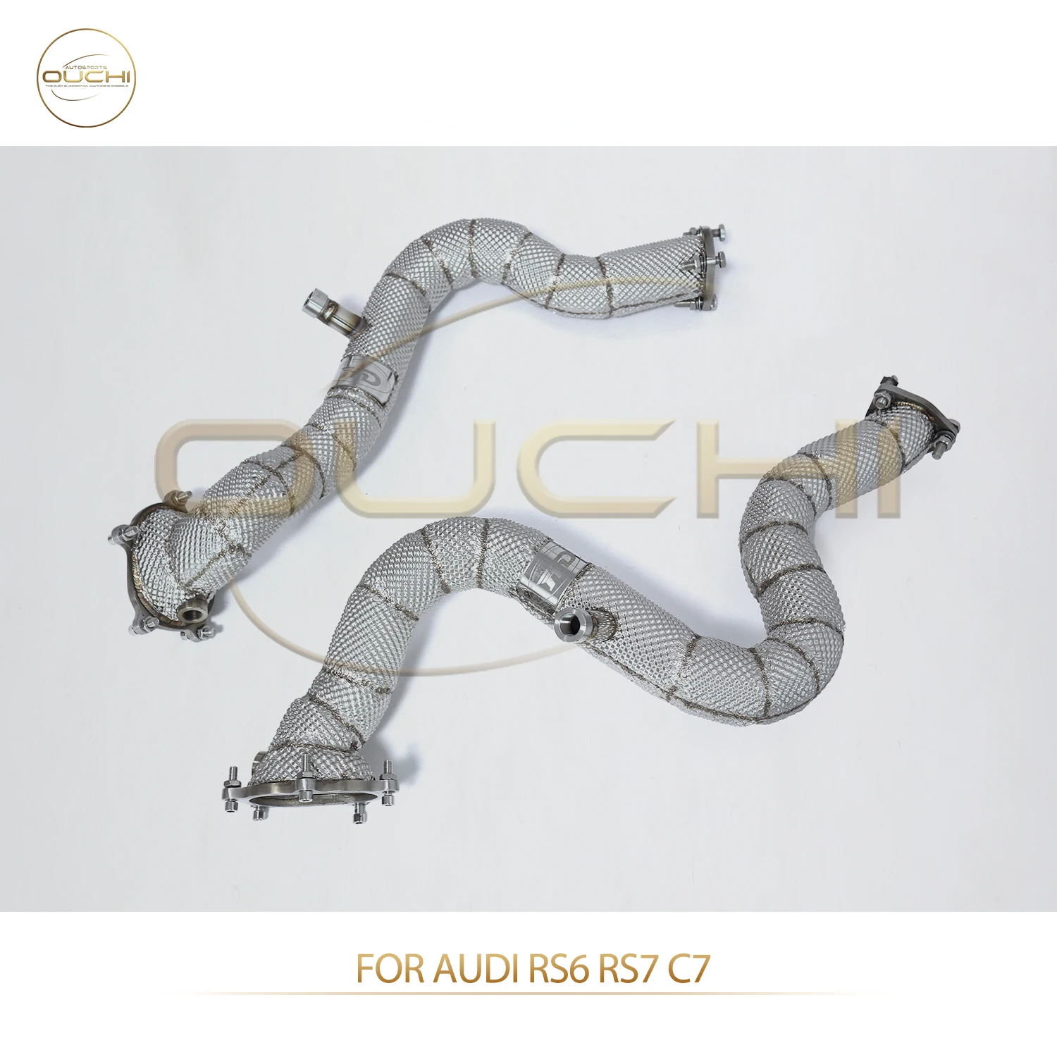 OUCHI Stainless Steel Downpipe For AUDI RS6 RS7 C7 High Performance Exhaust System accesorios para auto
OUCHI Stainless Steel Downpipe For AUDI RS6 RS7 C7 High Performance Exhaust System accesorios para auto