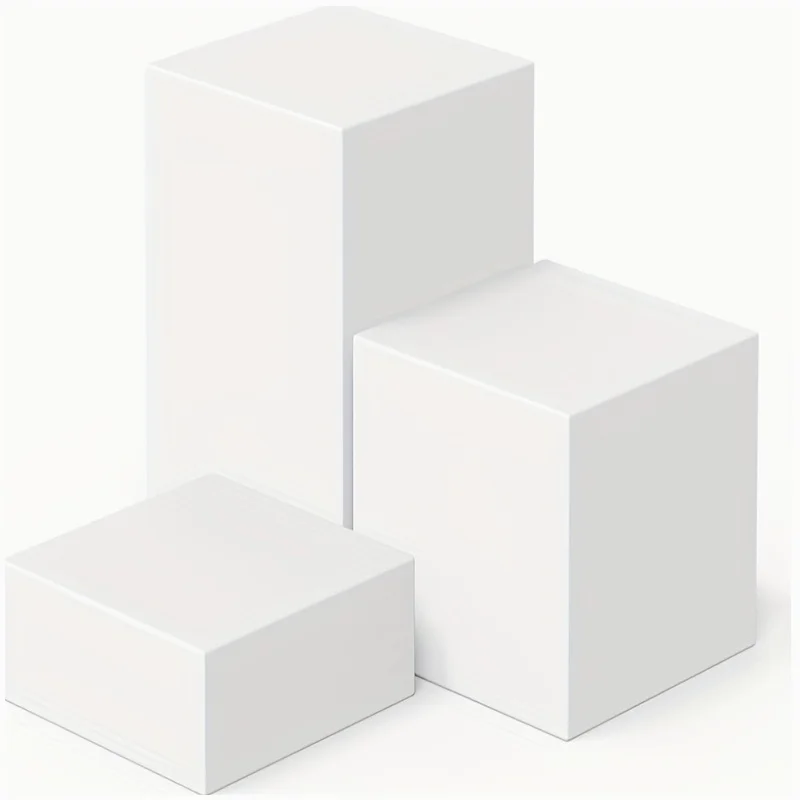 3pcs Acrylic Display Risers Set – 6"x7"x8" Cube Stands for Cakes, Buffet Tables, Collectibles, Toys, Jewelry & Cosmetics – Clear Hollow-Base Design for Stable Showcase Use
3pcs Acrylic Display Risers Set – 6"x7"x8" Cube Stands for Cakes, Buffet Tables, Collectibles, Toys, Jewelry & Cosmetics – Clear Hollow-Base Design for Stable Showcase Use