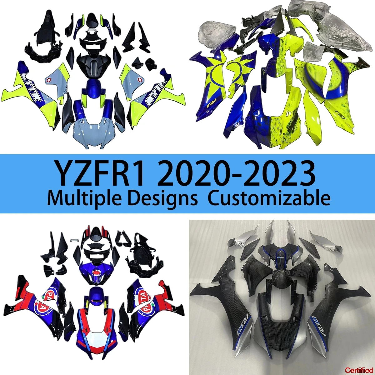 Fit for YAMAHA R1 2020 2021 2022 2023 Rebuilding Fairing Kit YZF R1 20 21 22 23 Motorcycle Durable Fairings ABS Injection
Fit for YAMAHA R1 2020 2021 2022 2023 Rebuilding Fairing Kit YZF R1 20 21 22 23 Motorcycle Durable Fairings ABS Injection