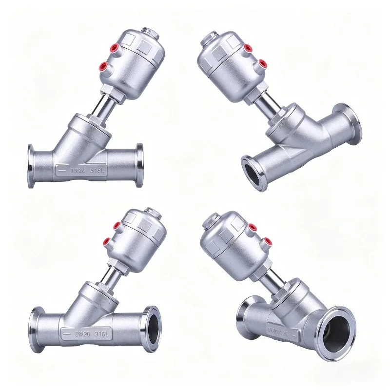 304 Stainless Steel Pneumatic Quick Installation Angle Seat Valve Angle Seat Valve PTFE Seal 1/2 Inch 3/4 Inch 1 Inch
304 Stainless Steel Pneumatic Quick Installation Angle Seat Valve Angle Seat Valve PTFE Seal 1/2 Inch 3/4 Inch 1 Inch
