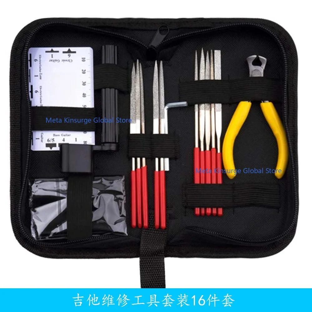 Guitar Repair Kit String Accessories Care Tools Kit, Acoustic Guitar Sanding File 16-piece Set
Guitar Repair Kit String Accessories Care Tools Kit, Acoustic Guitar Sanding File 16-piece Set