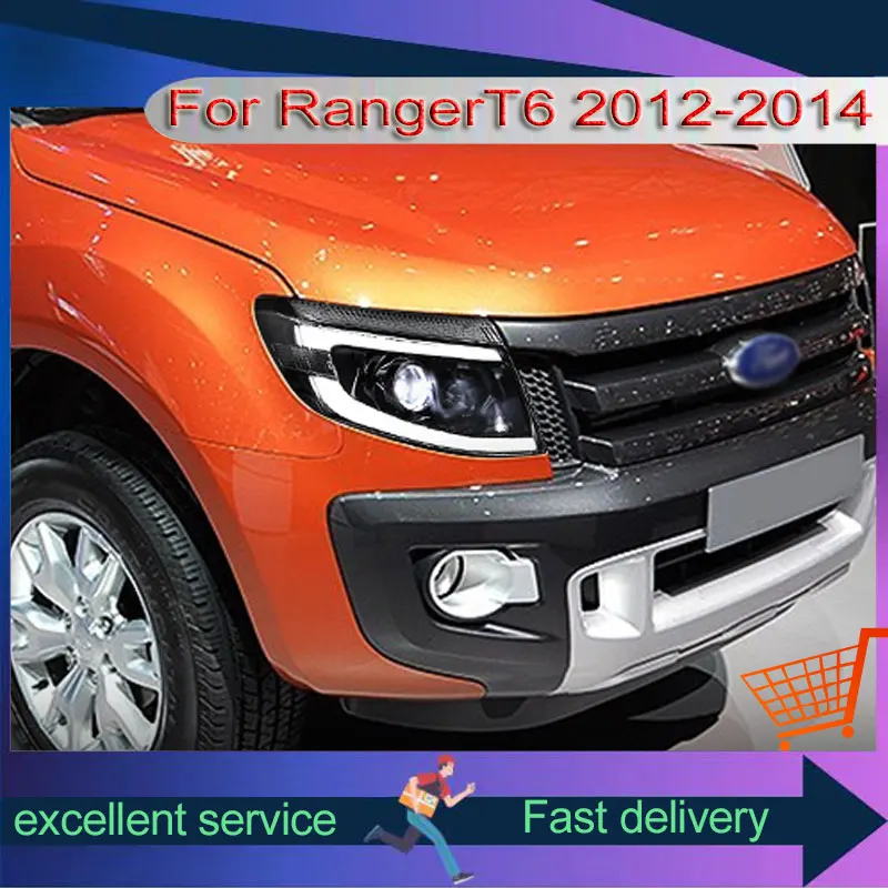 Автомобильные передние фонари для Ford Ranger T6 2012-2014 годов в сборе, ремонт светодиодных DRL, динамические указатели поворота, автомобильные аксессуары
Автомобильные передние фонари для Ford Ranger T6 2012-2014 годов в сборе, ремонт светодиодных DRL, динамические указатели поворота, автомобильные аксессуары