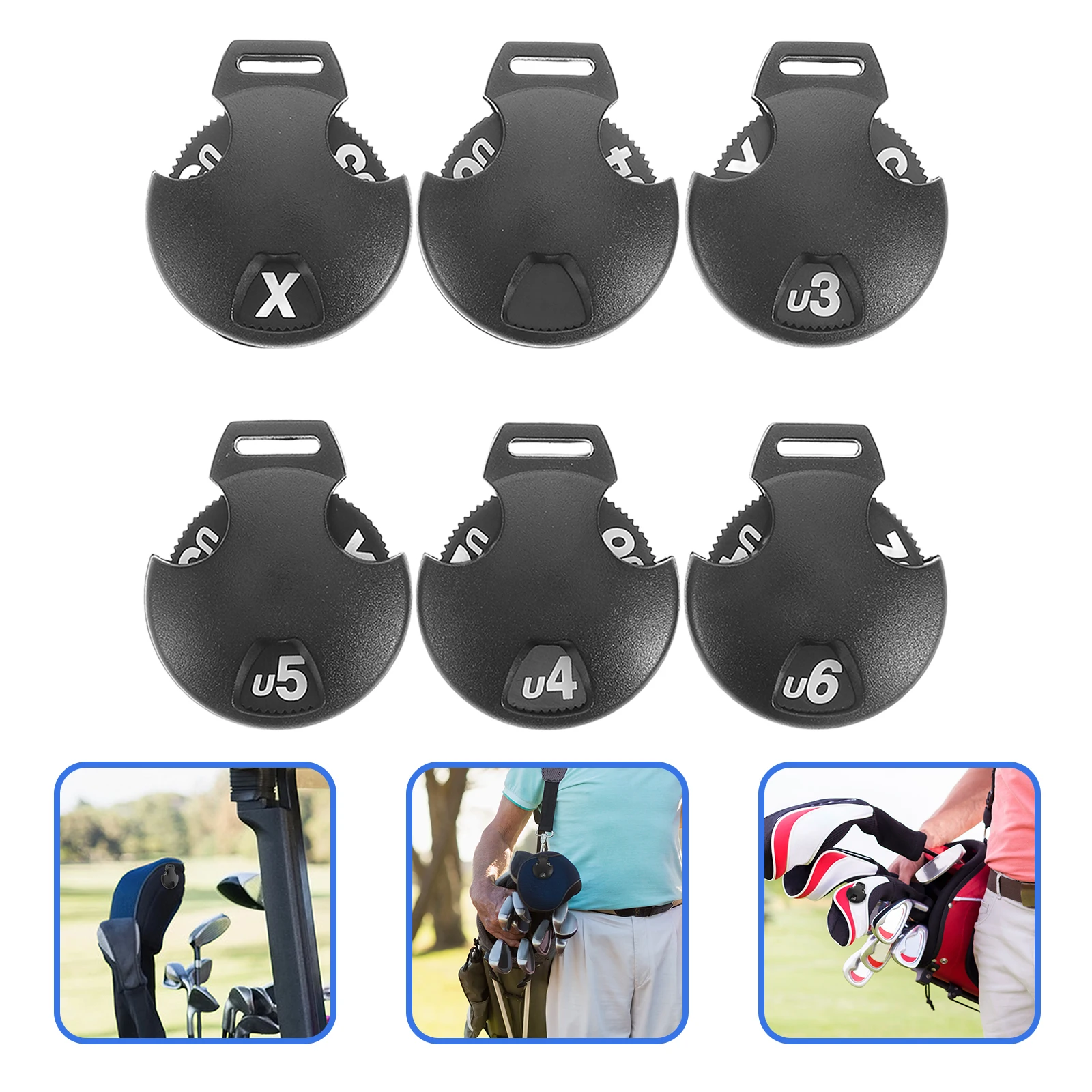 6pcs Big Number Golf Head Covers Rotating Id Tags Club Protectors Driver Fairway Durable Plastic Number Labels Large Flexible
6pcs Big Number Golf Head Covers Rotating Id Tags Club Protectors Driver Fairway Durable Plastic Number Labels Large Flexible