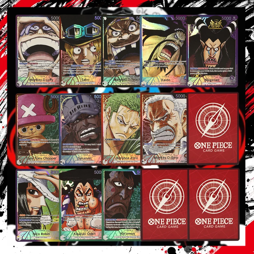 One Piece OPCG Anime Proxy Cards Collection Luffy Chopper Sakazuki Sabo Zoro Magellan Doflamingo Toys Game Anime Card
One Piece OPCG Anime Proxy Cards Collection Luffy Chopper Sakazuki Sabo Zoro Magellan Doflamingo Toys Game Anime Card