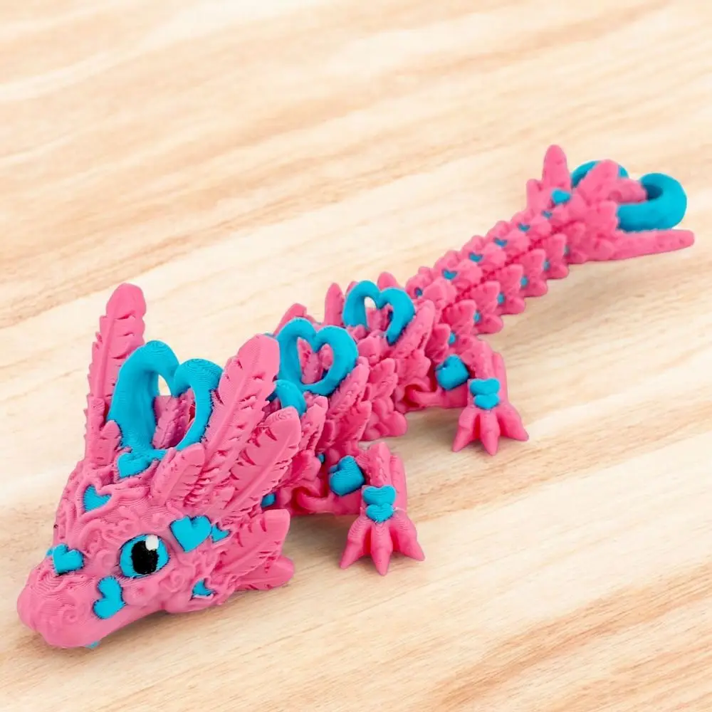 Movable Joints 3D Printed Dragon Realistic Cartoon 3D Rotatable Articulated Dragon Figurine Handicraft
Movable Joints 3D Printed Dragon Realistic Cartoon 3D Rotatable Articulated Dragon Figurine Handicraft