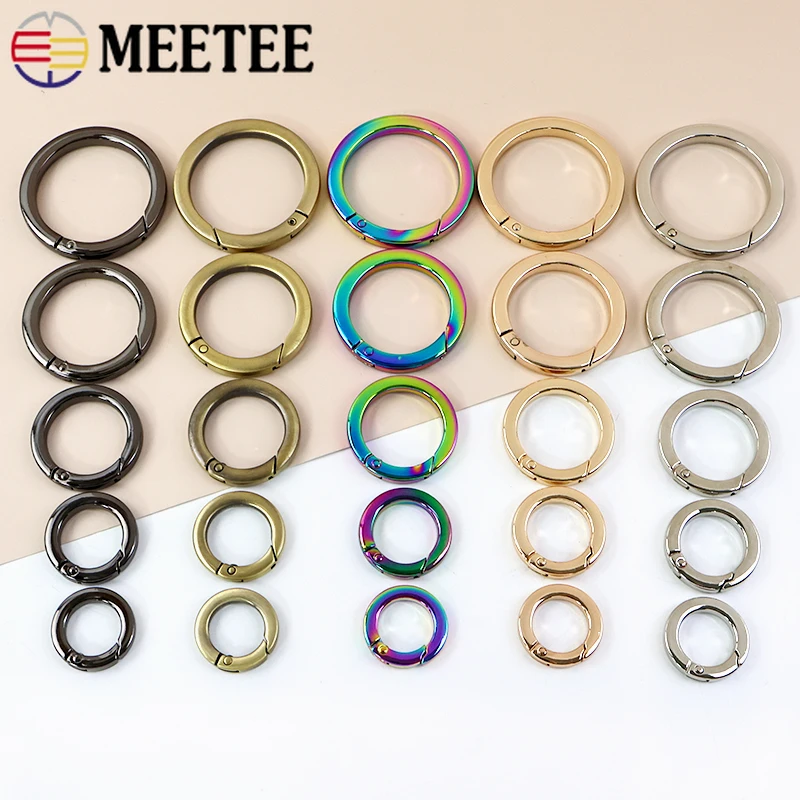 10/20Pcs Meetee 16-38mm Metal Spring O Ring Buckle Bag Strap Dog Collar Snap Hooks Connector Keychain Trigger Clasp Accessories
10/20Pcs Meetee 16-38mm Metal Spring O Ring Buckle Bag Strap Dog Collar Snap Hooks Connector Keychain Trigger Clasp Accessories