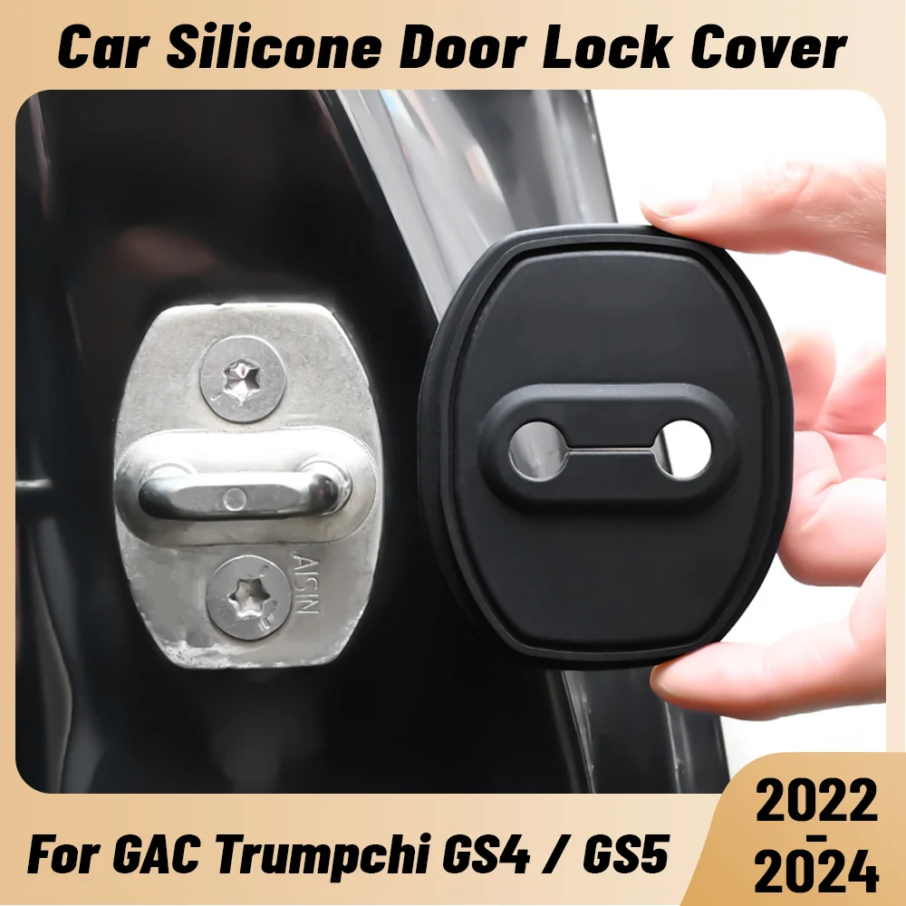 Для GAC Trumpchi GS4 GS5 2022-2024 автомобильный дверной амортизатор, защита дверного замка, силиконовые автоматические дверные замки, защелки, аксессуары, крышка
Для GAC Trumpchi GS4 GS5 2022-2024 автомобильный дверной амортизатор, защита дверного замка, силиконовые автоматические дверные замки, защелки, аксессуары, крышка