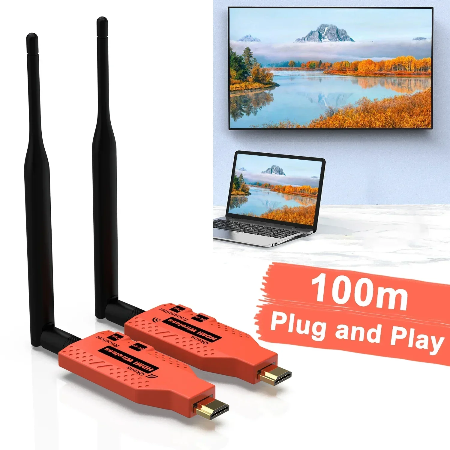 Беспроводной HDMI-удлинитель 100 м, адаптер для передачи видео, передатчик и приемник для подключения камеры, ноутбука к проектору или монитору (2, 3, 4 ТВ)
Беспроводной HDMI-удлинитель 100 м, адаптер для передачи видео, передатчик и приемник для подключения камеры, ноутбука к проектору или монитору (2, 3, 4 ТВ)