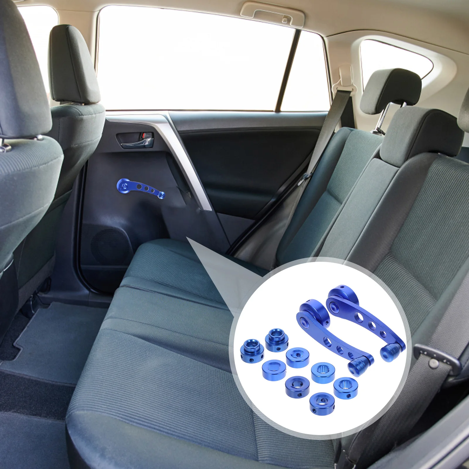 1Set Car Window Shake Handle Aluminum Universal Doors Crank Handles Left Right Includes Mounting Hardware and Adapters
1Set Car Window Shake Handle Aluminum Universal Doors Crank Handles Left Right Includes Mounting Hardware and Adapters