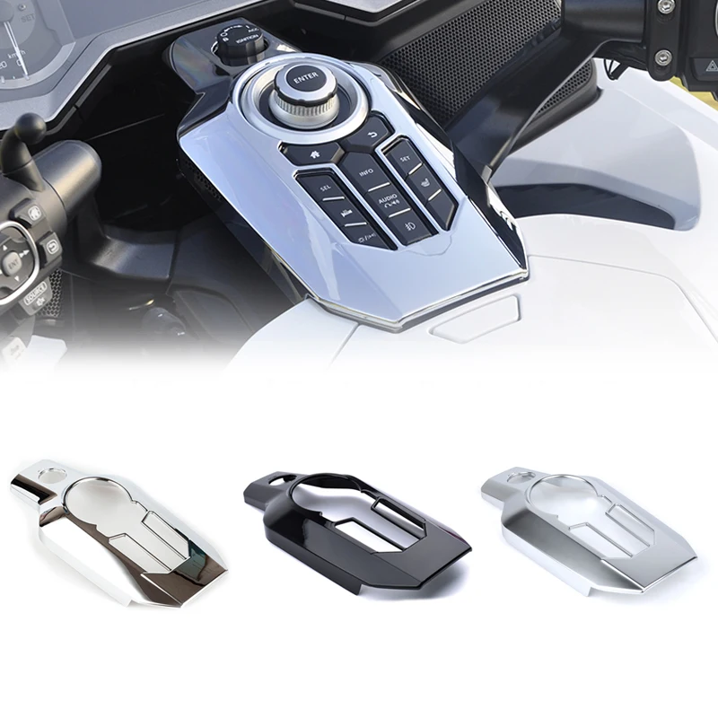 Panical Chrome Black Central Console Switch Panel Cover For Honda Gold Wing GL1800 F6B 2018-2024 Motorcycle
Panical Chrome Black Central Console Switch Panel Cover For Honda Gold Wing GL1800 F6B 2018-2024 Motorcycle