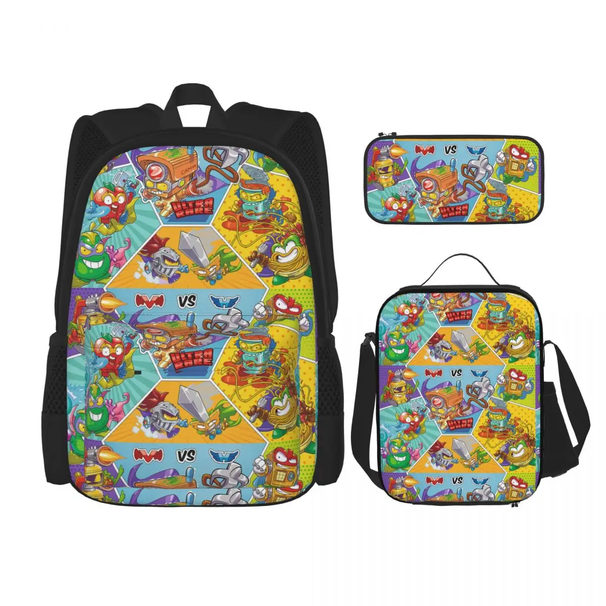 Superthings Backpacks Boys Girls Bookbag Children School Bags Kids Rucksack Lunch Bag Pen Bag Three-Piece Set
Superthings Backpacks Boys Girls Bookbag Children School Bags Kids Rucksack Lunch Bag Pen Bag Three-Piece Set