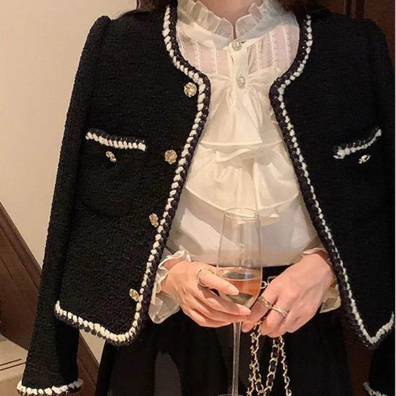 French Style Tender Ladies Coats Women's Spring Autumn Jackets 2024 New Fashionable Short Top Fall Casual Streetwear Surcoats
French Style Tender Ladies Coats Women's Spring Autumn Jackets 2024 New Fashionable Short Top Fall Casual Streetwear Surcoats