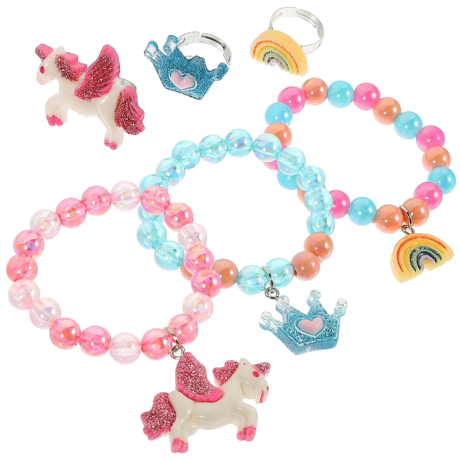 6 Pcs Kids Pearl Bracelet Set Girls Beaded Wrist Chain Cartoon Design Party Favors Birthday Gifts Child Wear Holiday Decorations
6 Pcs Kids Pearl Bracelet Set Girls Beaded Wrist Chain Cartoon Design Party Favors Birthday Gifts Child Wear Holiday Decorations