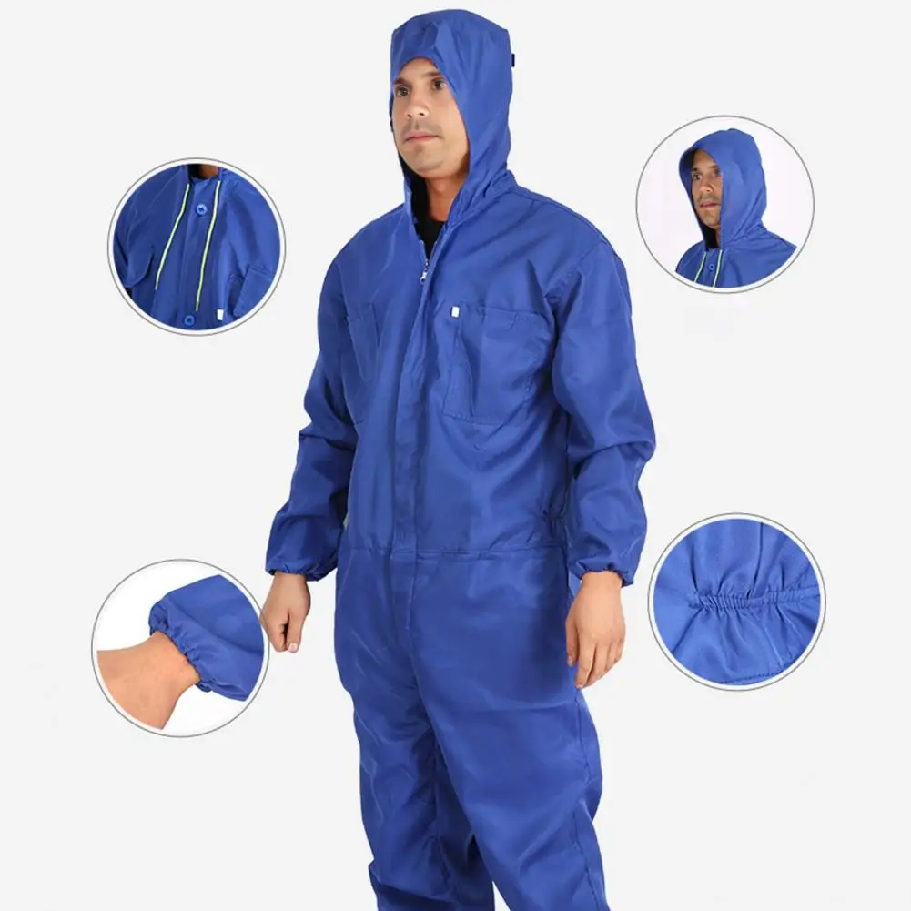 Unisex Work Jumpsuit Hooded Long Sleeve Patch Pocket Camouflage Cargo Jumpsuit Waist Tight Anti-Fouling Cargo Jumpsuit Clothes
Unisex Work Jumpsuit Hooded Long Sleeve Patch Pocket Camouflage Cargo Jumpsuit Waist Tight Anti-Fouling Cargo Jumpsuit Clothes