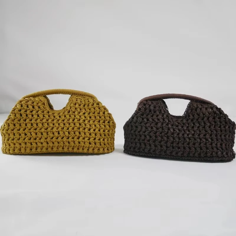 Elegant Raffia Straw Handbag for Women Chain Woven Shoulder Bag Fashionable Crossbody Beach Bag Summer New Versatile Ladies' Acc
Elegant Raffia Straw Handbag for Women Chain Woven Shoulder Bag Fashionable Crossbody Beach Bag Summer New Versatile Ladies' Acc