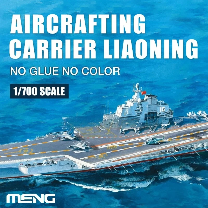 MENG plastic assemble model kit PS-010 Chinese aircraft carrier CV-16 Liaoning 1/700 Scale
MENG plastic assemble model kit PS-010 Chinese aircraft carrier CV-16 Liaoning 1/700 Scale