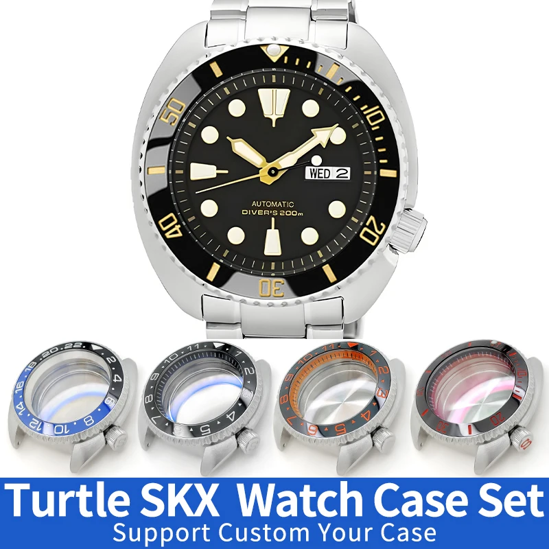 Turtle SKX Polished Steel Finish Watch Case Silver MOD SKX SKX007 NH35 NH36 4R36 Stainless Sapphire Crown Watches Cases Parts
Turtle SKX Polished Steel Finish Watch Case Silver MOD SKX SKX007 NH35 NH36 4R36 Stainless Sapphire Crown Watches Cases Parts
