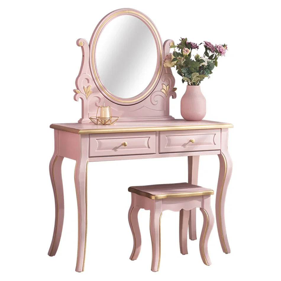Dresser Jewelry Cabinet Combination Set Bedroom Beauty Cabinet with Mirror Stool Dresser High-End Makeup Table
Dresser Jewelry Cabinet Combination Set Bedroom Beauty Cabinet with Mirror Stool Dresser High-End Makeup Table