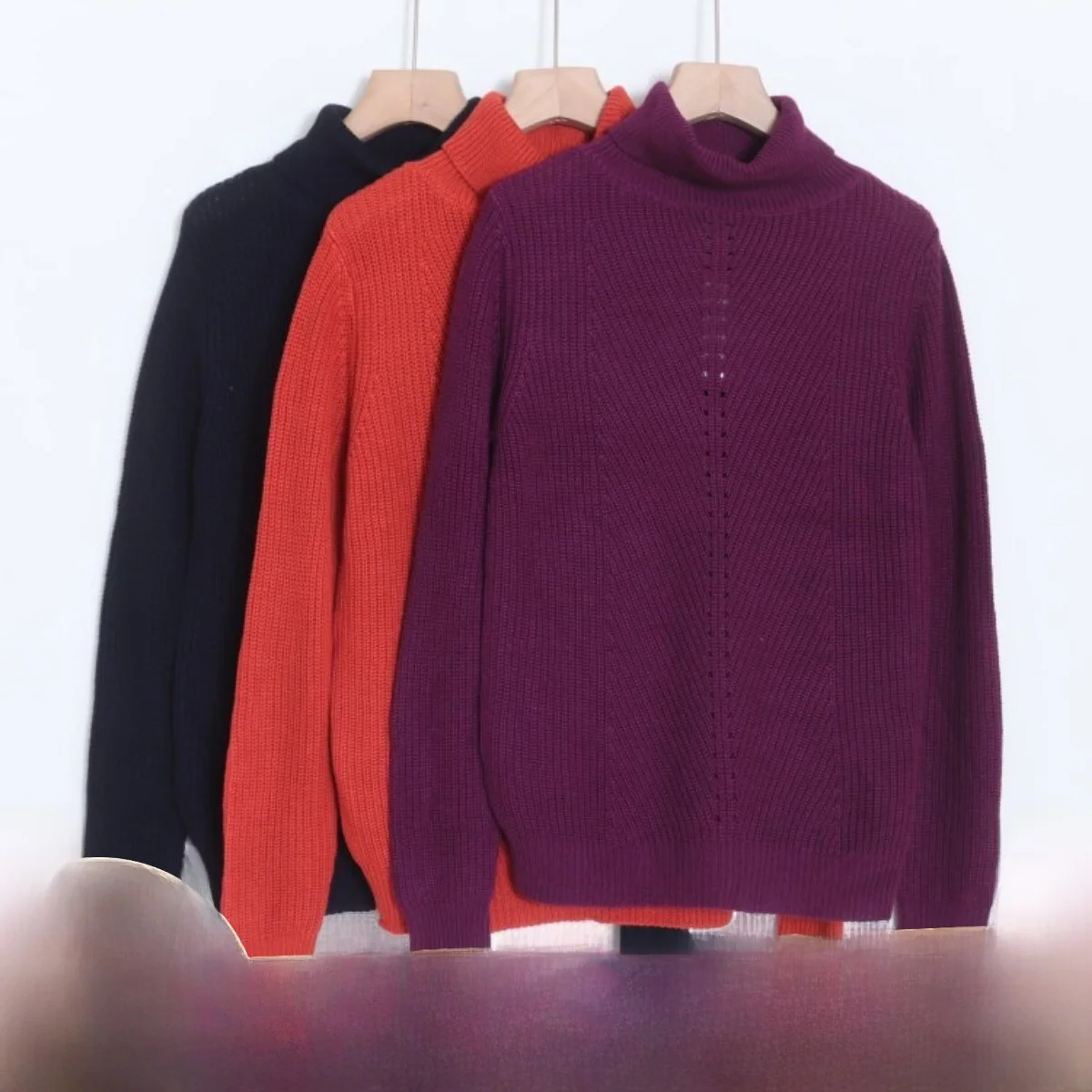 Warm Wool Blend High Ne Sweater Autumn Winter Flip-Over One-Piece Women's Pure Color Elastic Base Layer for Single Wear
Warm Wool Blend High Ne Sweater Autumn Winter Flip-Over One-Piece Women's Pure Color Elastic Base Layer for Single Wear