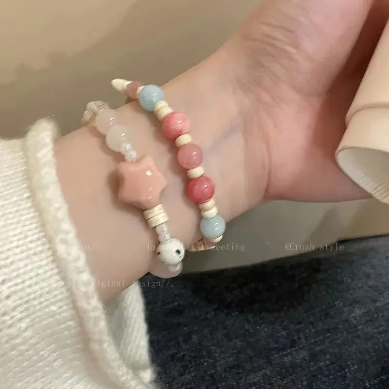 Macaron Bracelet Small Elephant Bracelet Ceramic Beaded Anime Action Figure Q Figural Decoration Personality Bracelet Girl Gifts
Macaron Bracelet Small Elephant Bracelet Ceramic Beaded Anime Action Figure Q Figural Decoration Personality Bracelet Girl Gifts