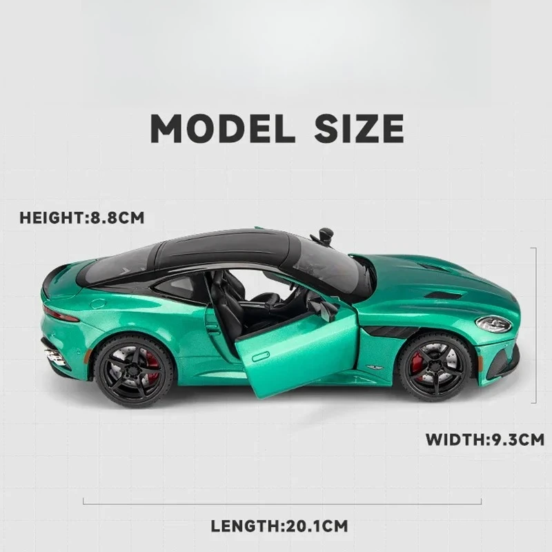 Diecast 1:24 Alloy Model Car Miniature DBS Supercar for Children Collectible Birthday Gifts Metal Vehicle Kid Boys Hottoy
Diecast 1:24 Alloy Model Car Miniature DBS Supercar for Children Collectible Birthday Gifts Metal Vehicle Kid Boys Hottoy