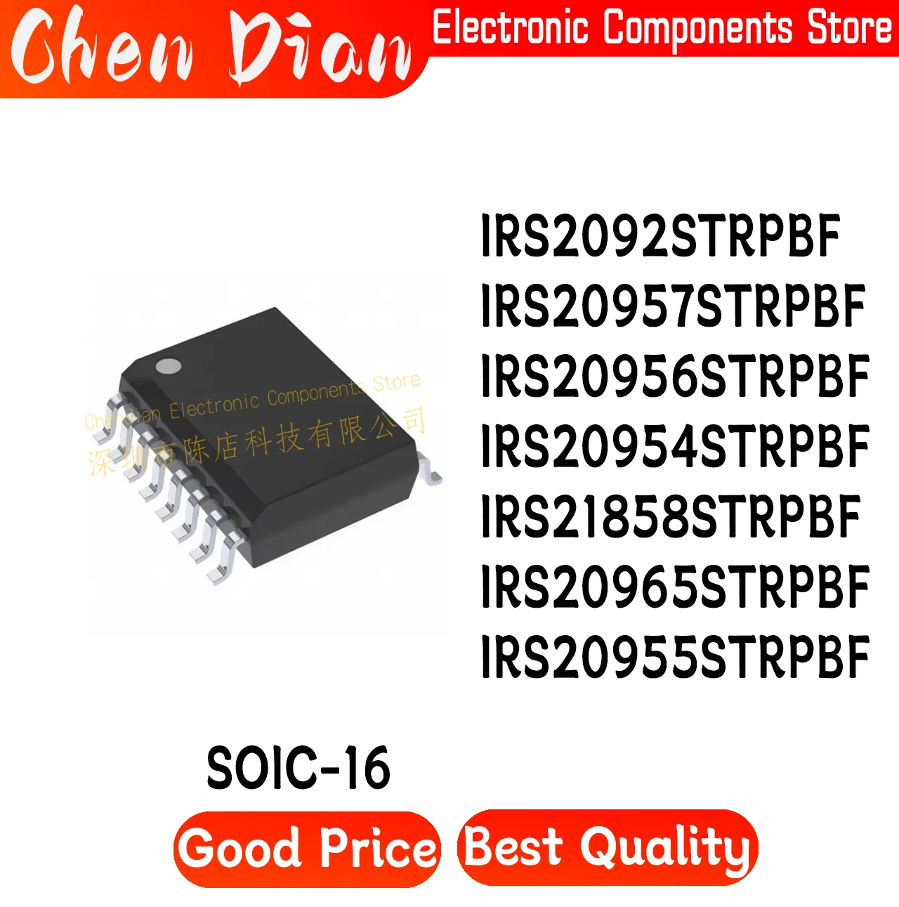 IRS2092STRPBF IRS20957STRPBF IRS20956STRPBF IRS20954STRPBF IRS21858STRPBF IRS20965STRPBF IRS20955STRPBF Brand new SOIC-16
IRS2092STRPBF IRS20957STRPBF IRS20956STRPBF IRS20954STRPBF IRS21858STRPBF IRS20965STRPBF IRS20955STRPBF Brand new SOIC-16