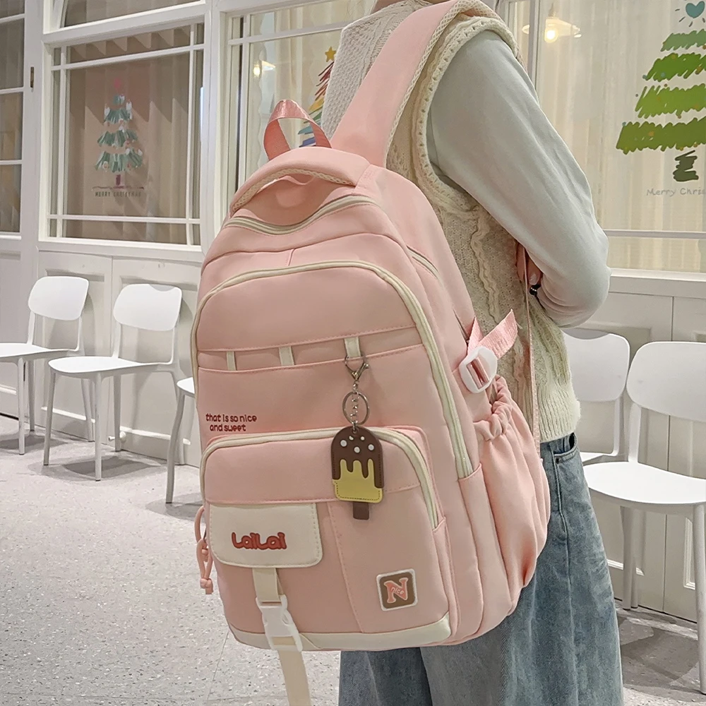 Sweet and Fashionable New Versatile Student Backpack with Large Capacity and Fresh Backpack for Young Girls
Sweet and Fashionable New Versatile Student Backpack with Large Capacity and Fresh Backpack for Young Girls