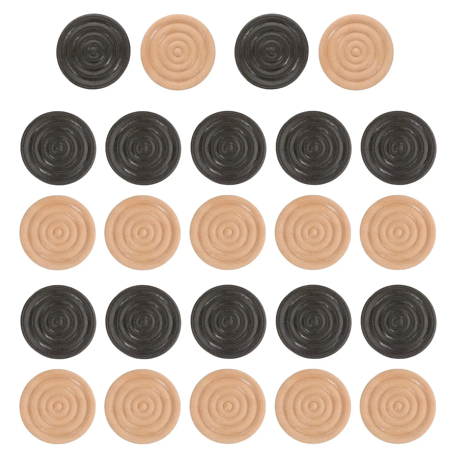 24 Pcs Wooden Checkers Chess Pieces Solid Wood Gaming Accessories Round Threaded Design Board Game Set Mini Travel Size
24 Pcs Wooden Checkers Chess Pieces Solid Wood Gaming Accessories Round Threaded Design Board Game Set Mini Travel Size