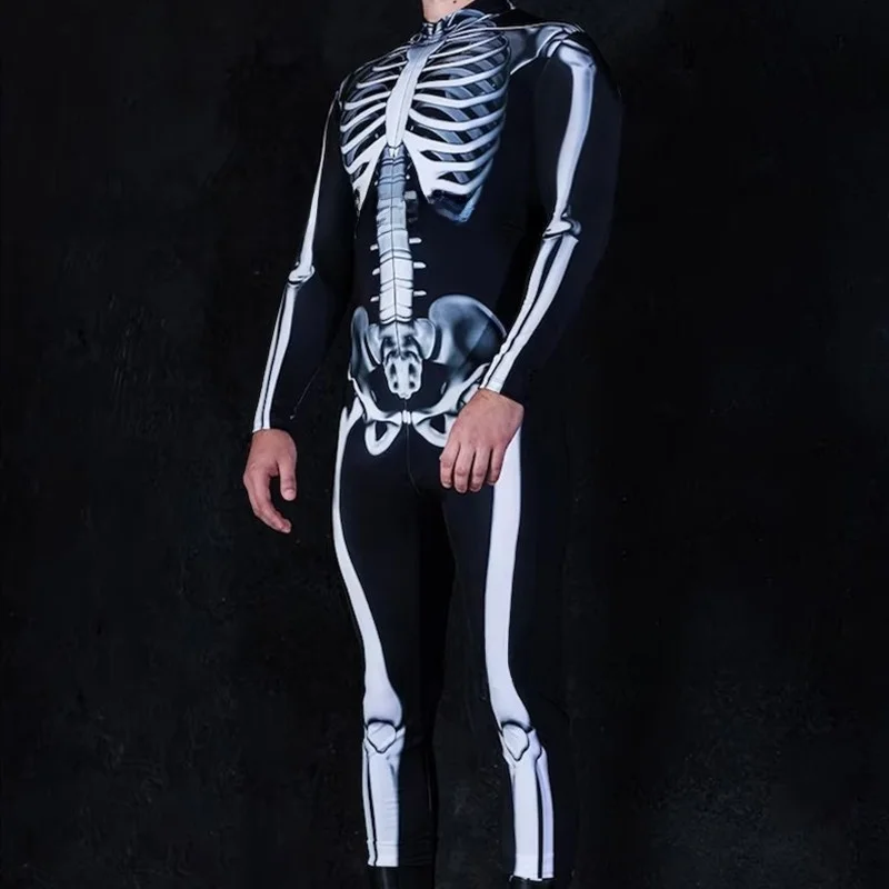 Halloween Robot Cosplay Zentai Suit New 3D Skeleton Digital Print Jumpsuit Adult Men Tights Cyberpunk Steam Bodysuit
Halloween Robot Cosplay Zentai Suit New 3D Skeleton Digital Print Jumpsuit Adult Men Tights Cyberpunk Steam Bodysuit