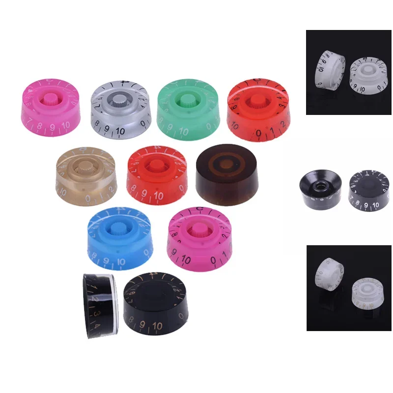 4pcs Muilty Color Plastic Speed Control Knobs for Electric Guitar Tone Volume Knobs Buttons
4pcs Muilty Color Plastic Speed Control Knobs for Electric Guitar Tone Volume Knobs Buttons