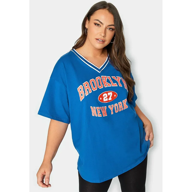 2025 Women V-neck Blue T-shirt Brooklyn 3D Printed Short Sleeve T-shirt Women Short Sleeve T-shirt Quick Drying Breathable
2025 Women V-neck Blue T-shirt Brooklyn 3D Printed Short Sleeve T-shirt Women Short Sleeve T-shirt Quick Drying Breathable