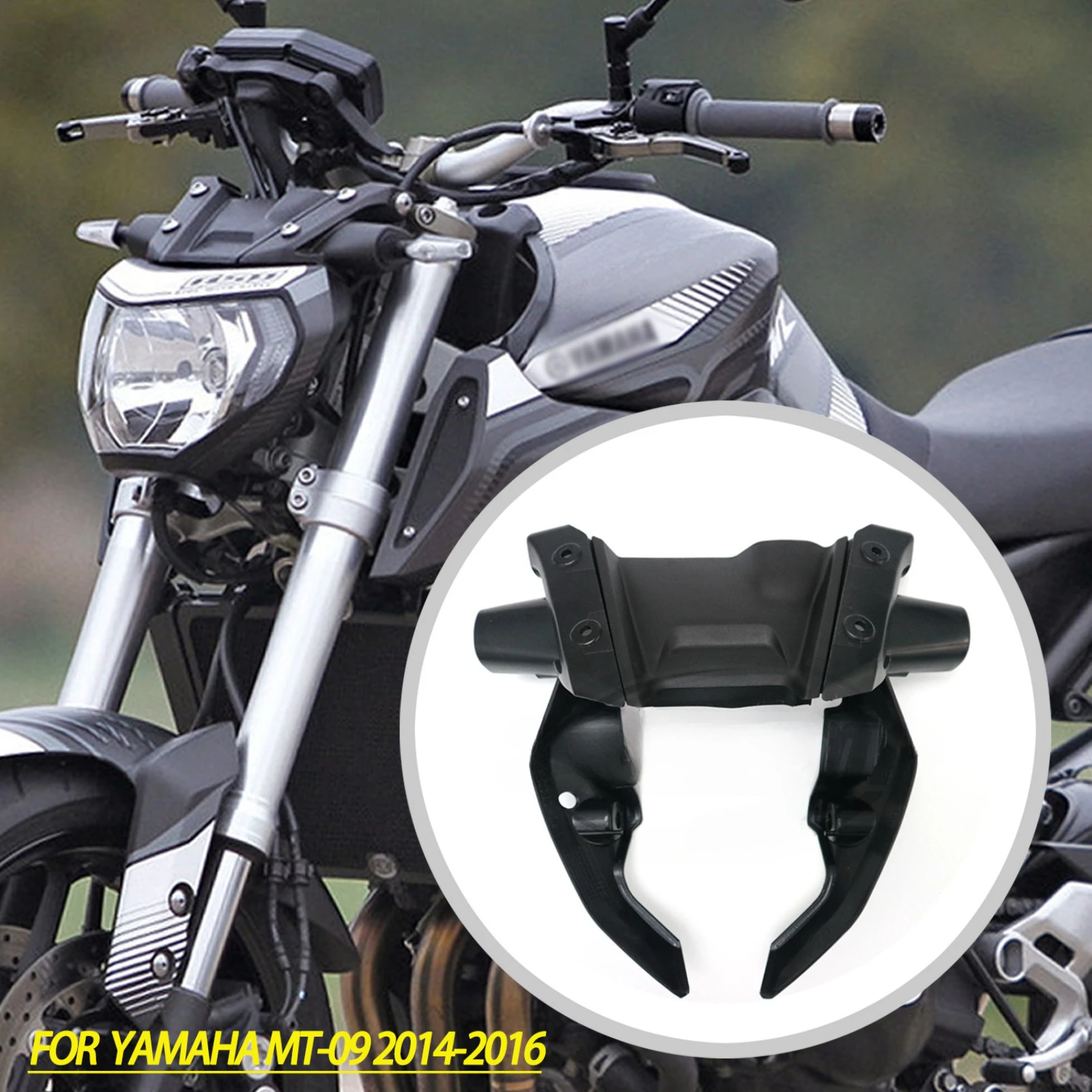 For Yamaha MT09 2014-2016 Front Headlight Upper Cover Turn Signal Frame Base Bracket Parts Headlamp Light Mount Holder Shell
For Yamaha MT09 2014-2016 Front Headlight Upper Cover Turn Signal Frame Base Bracket Parts Headlamp Light Mount Holder Shell