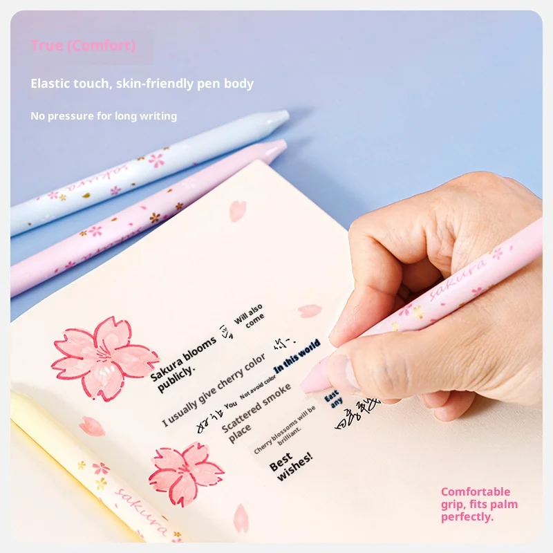 Zennyth 4pcs Romantic Cherry Blossoms Gel Pen Set 0.5 Quick Drying Smooth Writing Stationery Black Ballpoint Pen School Supplies
Zennyth 4pcs Romantic Cherry Blossoms Gel Pen Set 0.5 Quick Drying Smooth Writing Stationery Black Ballpoint Pen School Supplies